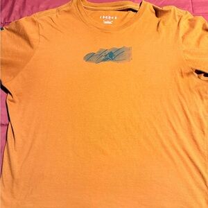 Jordan Men's Orange Graphic T-Shirt
